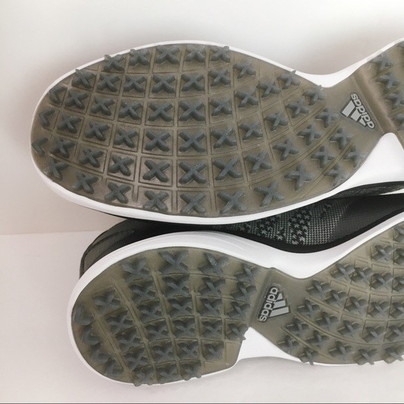 Adidas Womens Size 6 Alphaflex Sport‎ Golf Shoes in Black Glory Gray White NEW - Picture 10 of 13
